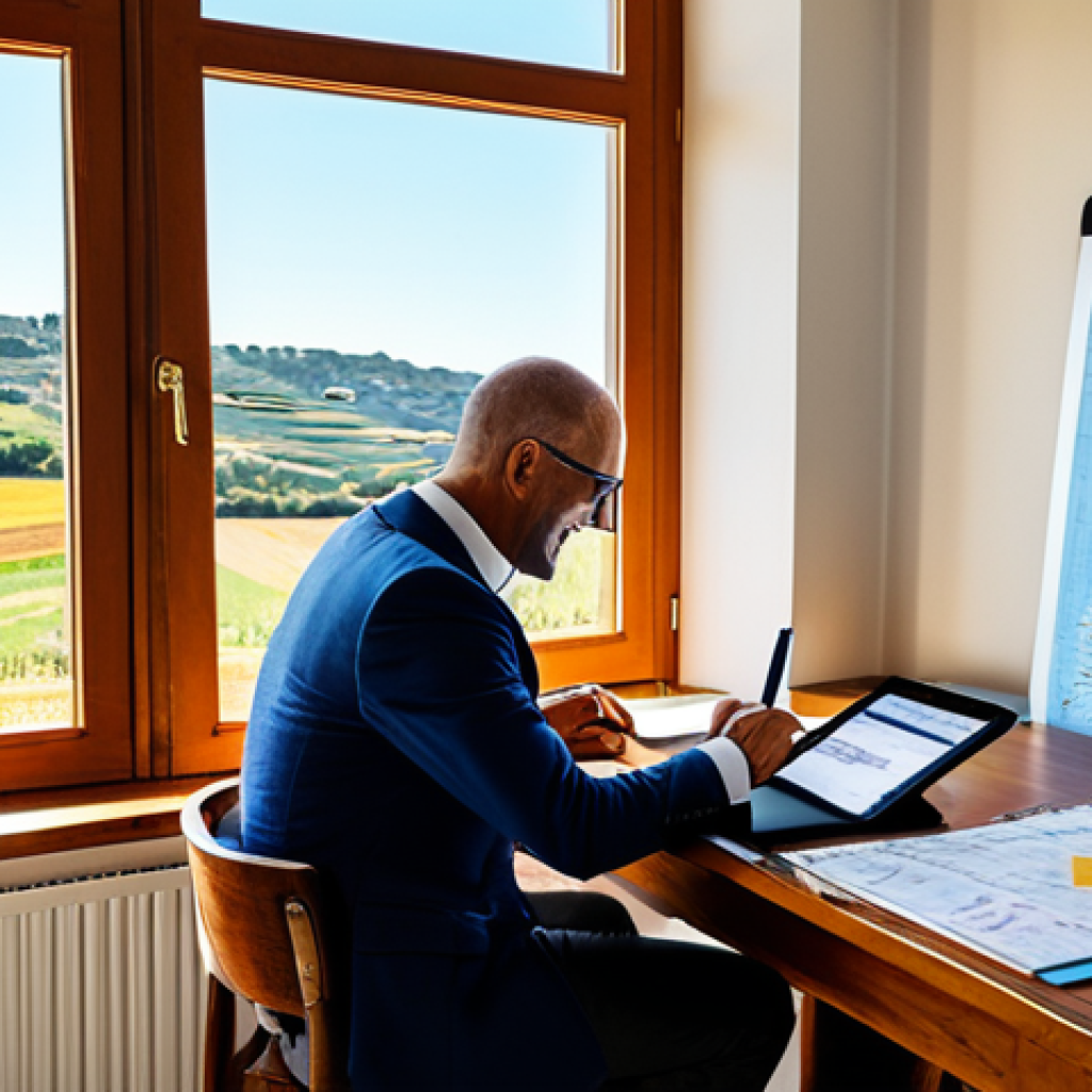 여행안내사로 일하며 창업한 사례 - Planning Authentic Travel Experiences**
"A cheerful entrepreneur sitting at a wooden desk, reviewin...