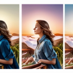 여행안내사 업무 중 실수와 해결 방법 - Here are three image generation prompts based on the provided text: